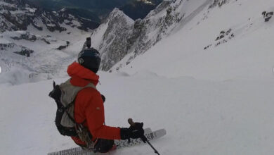 Monte Bianco brenva sci